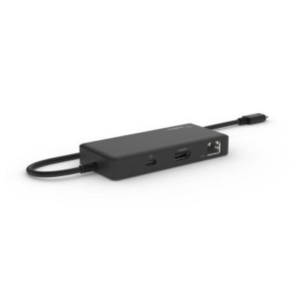 Docking Usb-c Belkin Inc008btbk A 1xhdmi 4k 1xusb-c Pd 86w 1xgb Rj45 2xusb-a 3.1 Chromebook