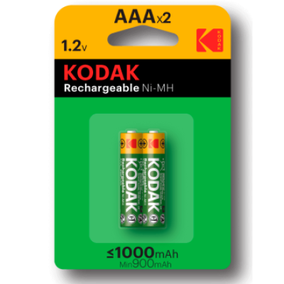 Pila Recargable Kodak 30954021 Nimh Aaa Lr3 1000mah Blister 2