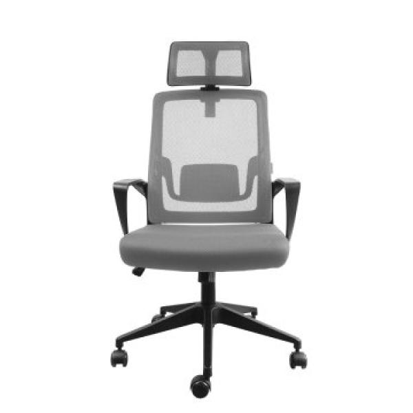 Silla Ergonomica Mars Gaming Mgcergolitebgr Gris Con Detalles En Negro Respaldo En Malla Transpirabl