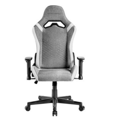 Silla Gamer Mars Gaming Mgcprofw Gris Con Detalles Blancos