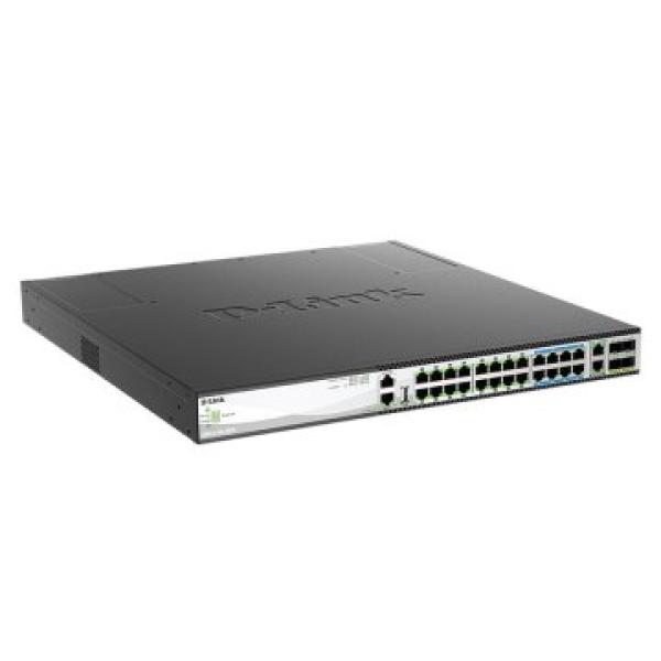 Switch Gestionable D-link Dms-3130-30ts 24x100/1000/2.5gbase-t / 2x100/1000/2.5g/5g/10gbase-t / 4 Puertos 10g/25g Sfp28