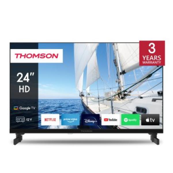 Televisor 24" Thomson 24hg2s14c Hd 1366x768 12v/24v Google Tv 11 3xhdmi 2xusb Bt Wifi Vesa 100x100