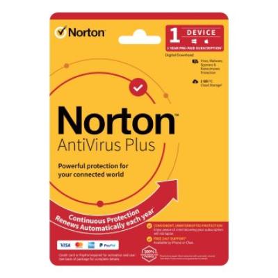 Norton Antivirus Plus 2gb Portugues 1 User 1 Device 12mo **l.