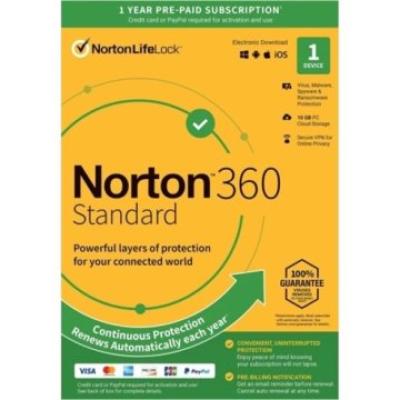 Norton 360 Standard 10gb Portugues 1 User 1 Device 12mo **l.