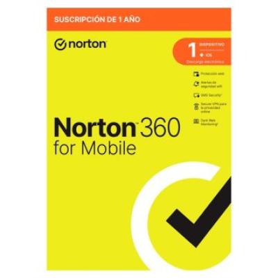 -norton 360 Mobile Portugues 1 User 1 Device 12mo **l.