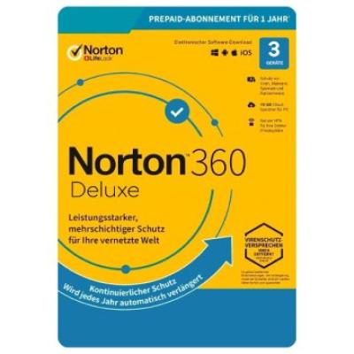 Norton 360 Deluxe 25gb Es 1 User 3 Device 12mo Exclusivo: 9772