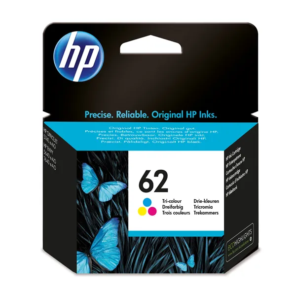 HP 62 Tricolor C2P06AE - Cartucho de Tinta Original