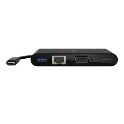 Docking Usb-c Belkin Avc005btbk A 1xusb-a 3,0 1x1gb Rj45 1xvga