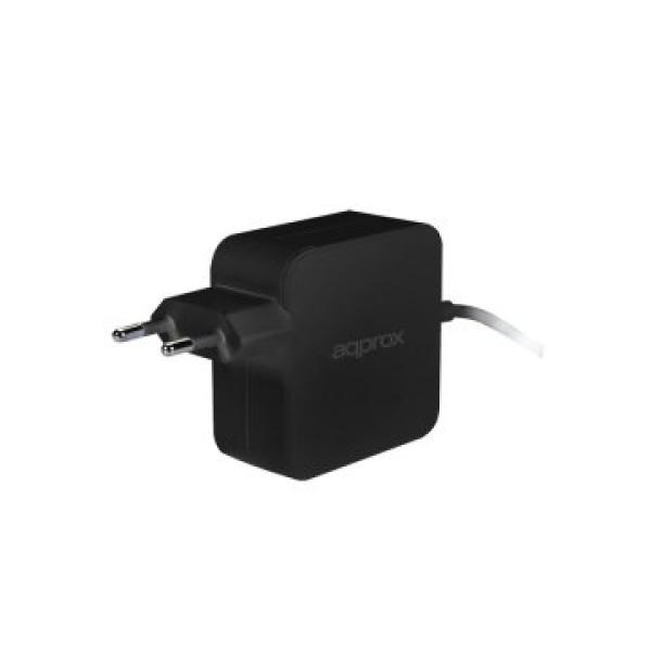 Cargador De Pared Approx Appa45c Conector Type-c 45w Para Portatiles, Tablets ,smartphone