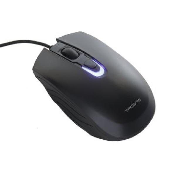 Mouse Tacens Anima Am1 Optico Diseño Ergonomico Ambidiestro 2000 Dpi's