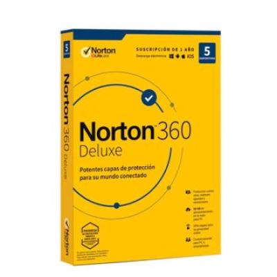 Norton 360 Deluxe 50gb Es 1 User 5 Device 12mo Oem Enr