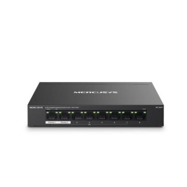 Switch Poe+ No Gestionable Mercusys Ms108gp 8p 10/100/1000 7p Poe+ 65w Ethernet Mini Desktop