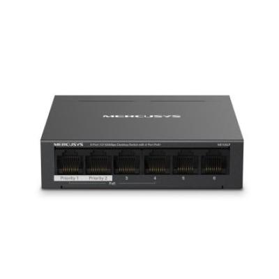 Switch Poe+ No Gestionable Mercusys Ms106lp 6p 10/100 Con 4p