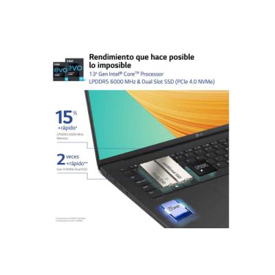 Portátil LG Gram 15Z90R-G.AP75B Intel Core i7-1360P/ 32GB/