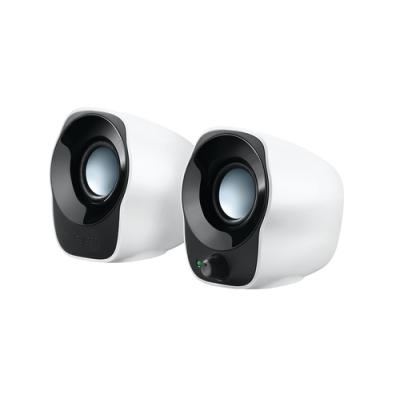 Altavoces Logitech Z120/ 1.2W/ 2.0/ Blancos