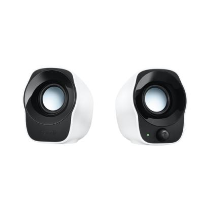 Altavoces Logitech Z120/ 1.2W/ 2.0/ Blancos