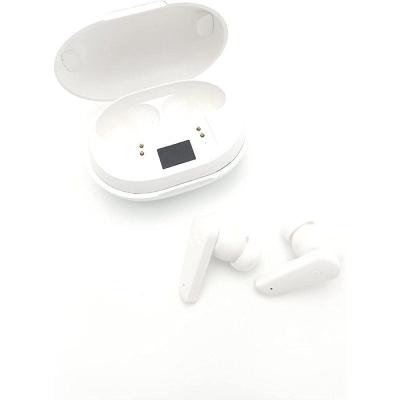 Auriculares Bluetooth Elbe ABTWS-005-B con estuche de carga/