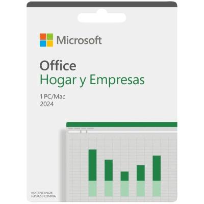 Microsoft Office Hogar y Empresas 2024/ 1 Usuario/ Licencia