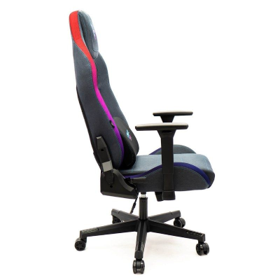 Silla Gaming Woxter Stinger Station Elite/ Luces LED/ Azul y