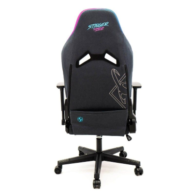 Silla Gaming Woxter Stinger Station Elite/ Luces LED/ Azul y