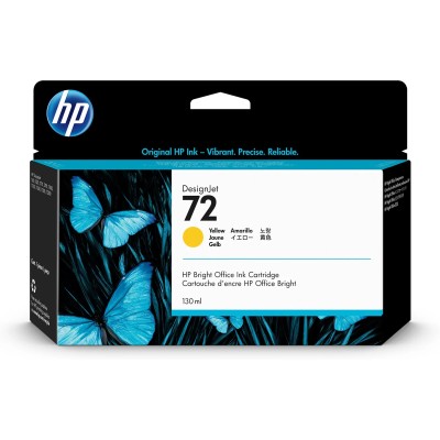 HP 72 Amarillo C9373A - Cartucho de Tinta Original