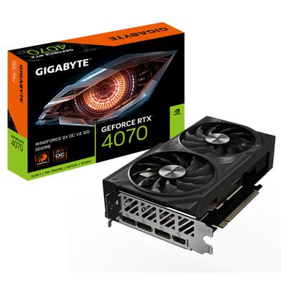 Tarjeta Gráfica Gigabyte GeForce RTX 4070 WindForce 2X OC V2