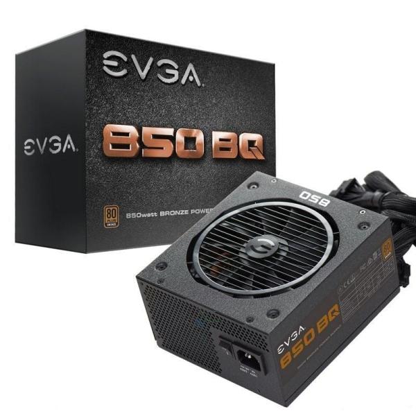 Fuente de Alimentación EVGA 850 BQ/ 850W/ Ventilador 14cm/ 80 Plus Bronze