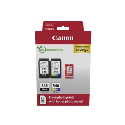 Cartucho de Tinta Original Canon PG-545 + CL-546 Multipack/