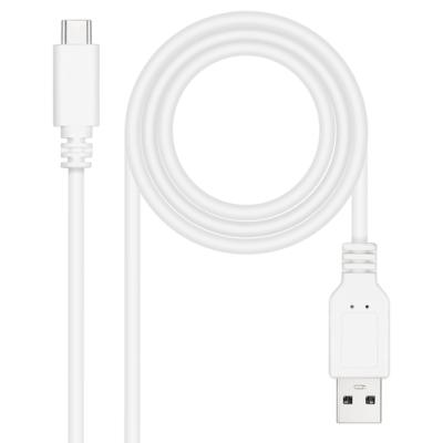 Nanocable cable usb 2.0 3a usb-c-m/m 1m blanco