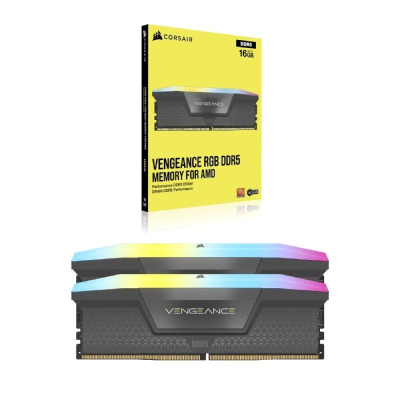 Memoria RAM Corsair Vengeance RGB 2 x 32GB/ DDR5/ 5200MH/