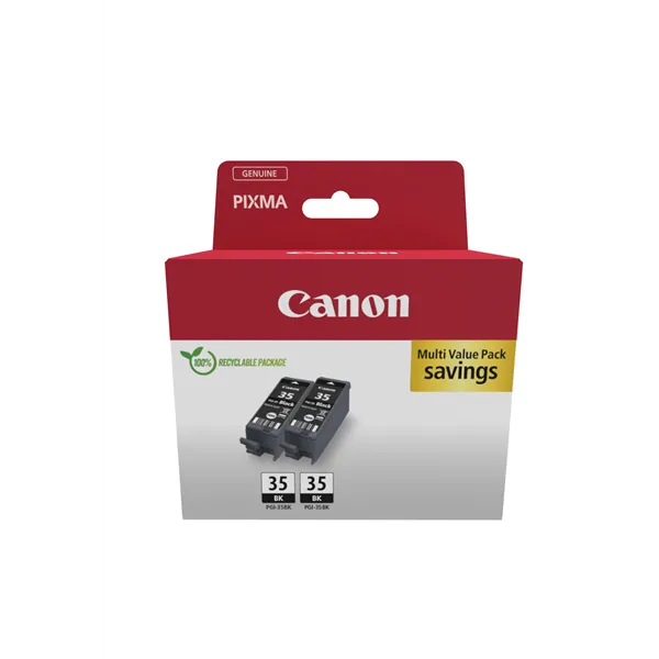 Cartucho de Tinta Original Canon PGI-35BK Multipack/ 2x Negro