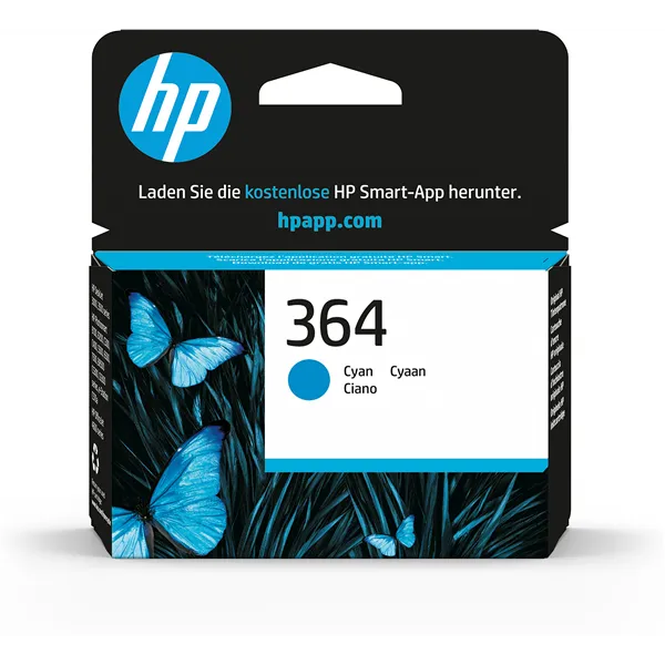 HP 364 Cian CB318EE - Cartucho de Tinta Original