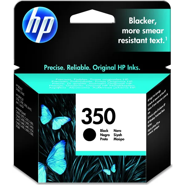 HP 350 Negro CB335E - Cartucho de Tinta Original