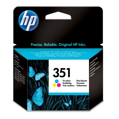 HP 351 Tricolor CB337E - Cartucho de Tinta Original