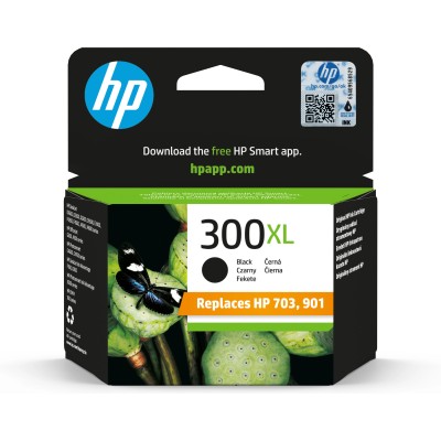 HP 300XL Alta Capacidad Negro CC641EE - Cartucho de Tinta