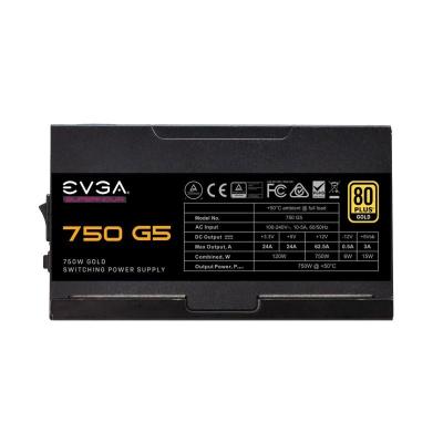 Fuente de Alimentación EVGA 750 G5/ 750W/ Ventilador 14cm/ 80