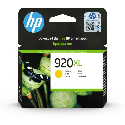 HP 920XL Alta Capacidad Amarillo CD974AE - Cartucho de Tinta