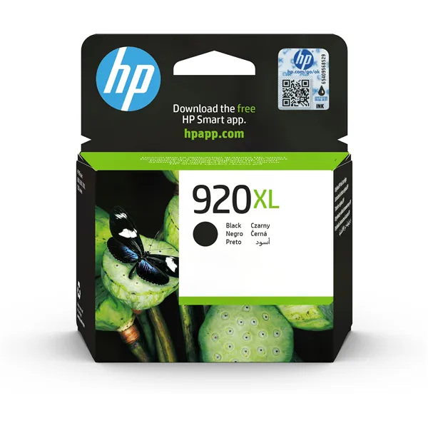 HP 920XL Alta Capacidad Negro CD975AE - Cartucho de Tinta Original