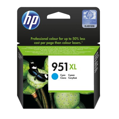 HP 951XL Alta Capacidad Cian CN046AE - Cartucho de Tinta