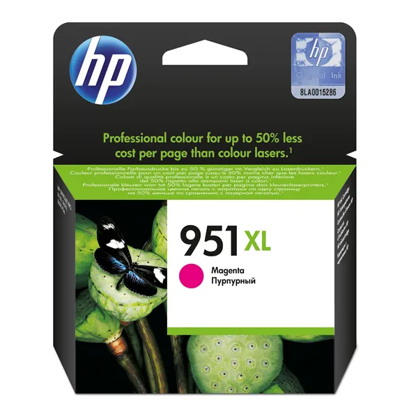 HP 951XL Alta Capacidad Magenta CN047AE - Cartucho de Tinta Original