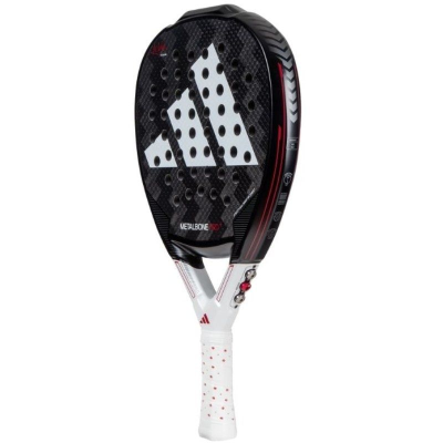 Pala de Pádel Adidas Metalbone HRD+ 2024/ Negra y Blanca (Ale