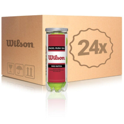 Cajón Bolas Wilson Rush 100/ 24 packs de 3 unidades