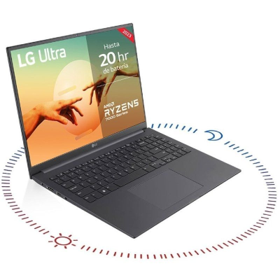 Portátil LG Ultra 16UD70R-G.AX56B Ryzen 5 7530U/ 16GB/ 512GB