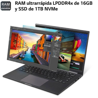 Portátil LG Ultra 16UD70R-G.AX56B Ryzen 5 7530U/ 16GB/ 512GB