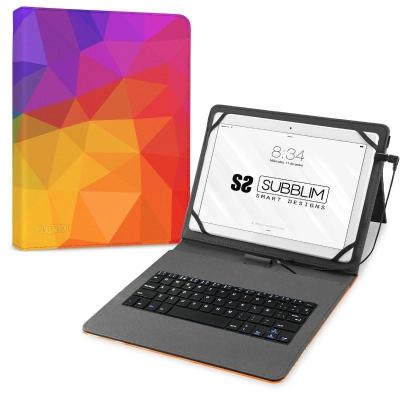 Funda con Teclado Subblim Keytab USB 11' Triángulos USB para