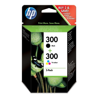 HP 300 Multipack Negro Tricolor CN637EE - Cartuchos de Tinta