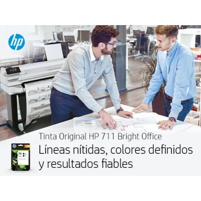 HP 711 Negro CZ133A - Cartucho de Tinta Original