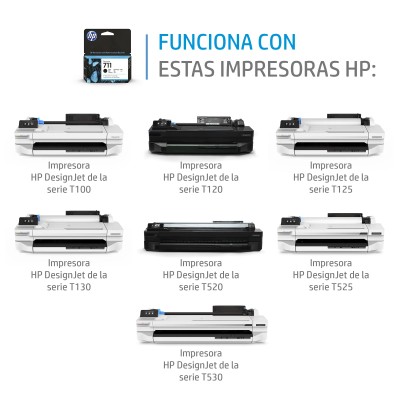 HP 711 Cian CZ130A - Cartucho de Tinta Original