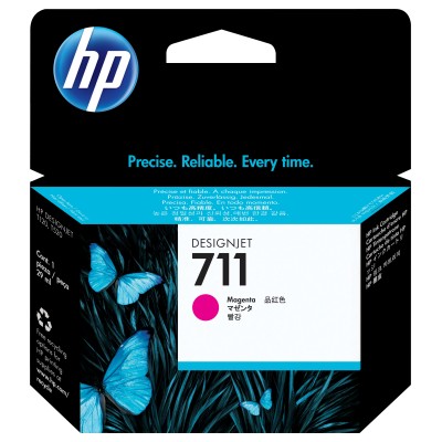 HP 711 Magenta CZ131A - Cartucho de Tinta Original