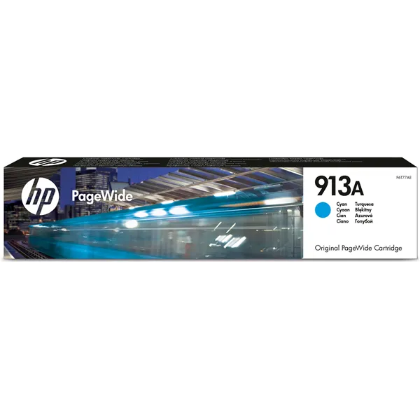 HP 913A Cian F6T77AE - Cartucho de Tinta Original